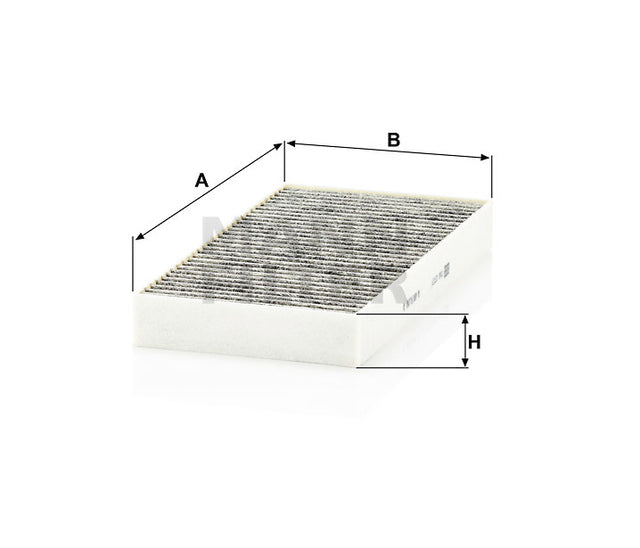 CUK 2723-2 cabin air filter (activated carbon)