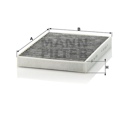 CUK 2736-2 cabin air filter (activated carbon)