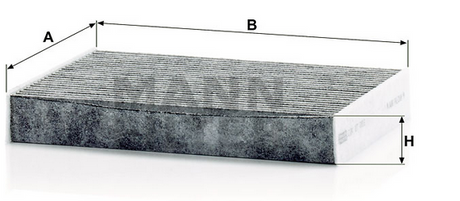 CUK 27 009 cabin air filter (activated carbon)