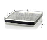 CUK 2855 cabin air filter (activated carbon)