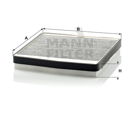 CUK 2855 cabin air filter (activated carbon)