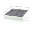 CUK 28 001 cabin air filter (activated carbon)