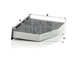 CUK 2939/1 cabin air filter (activated carbon)