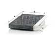 CUK 2940 cabin air filter (activated carbon)