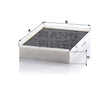 CUK 2950 cabin air filter (activated carbon)