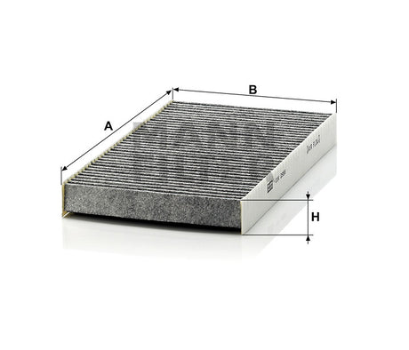 CUK 2956 cabin air filter (activated carbon)