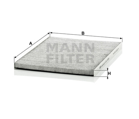CUK 3059 cabin air filter (activated carbon)