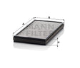 CUK 3124-2 cabin air filter (activated carbon)