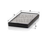 CUK 3124-2 cabin air filter (activated carbon)