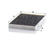 CUK 3137 cabin air filter (activated carbon)