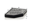 CUK 32 001 cabin air filter (activated carbon)