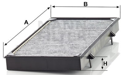 CUK 3454 cabin air filter (activated carbon)
