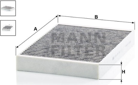 CUK 34 003 cabin air filter (activated carbon)