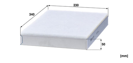 CUK 34 009 cabin air filter element