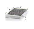 CUK 3540 cabin air filter (activated carbon)