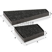 CUK 35 000-2 cabin air filter (activated carbon)