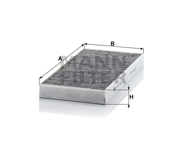 CUK 3621 cabin air filter (activated carbon)