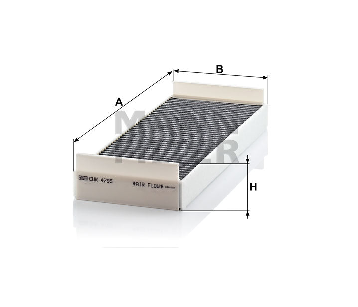 CUK 4795 cabin air filter (activated carbon)