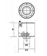 D045003 air filter (DuraLite ECD)