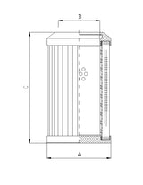 D108G10B hydraulic filter element