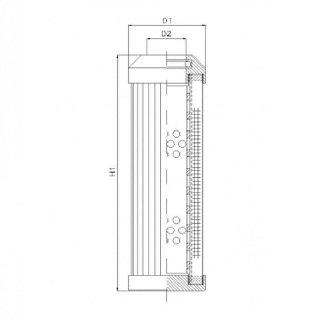 D108G10BV hydraulic filter element