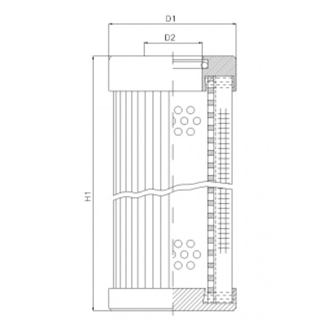 D1100G25BV hydraulic filter element