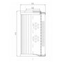 D1101G03A hydraulic filter element