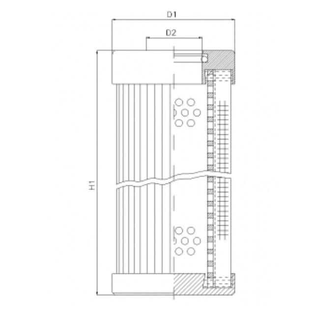 D1102G10B hydraulic filter element