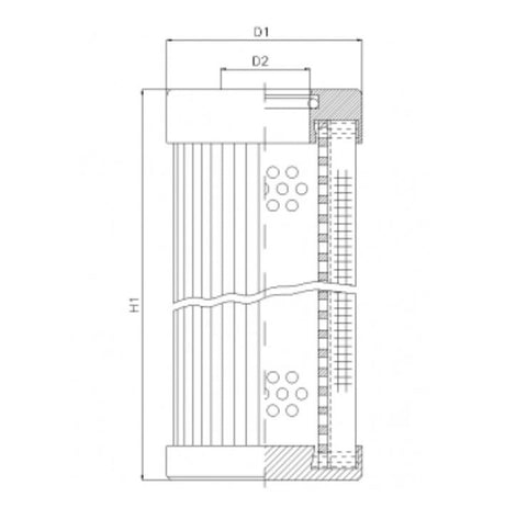 D1102G10BV hydraulic filter element