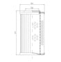 D1102G25AV hydraulic filter element