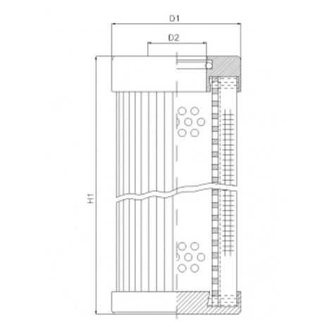 D1102G25B hydraulic filter element