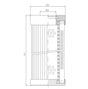 D1102G25B hydraulic filter element