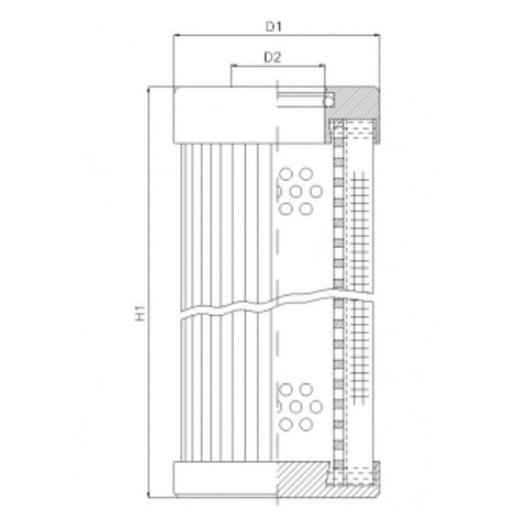 D1103G10BV hydraulic filter element