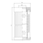 D1103G25B hydraulic filter element