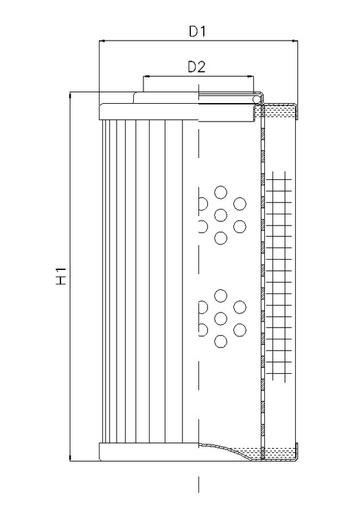 D111T40AV Filter element for pressure filter