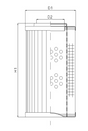 D111T40AV Filter element for pressure filter