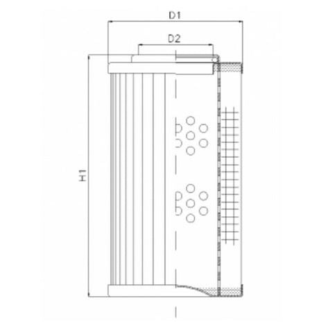 D112G01A hydraulic filter element