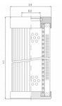 D112G25BV/ESD hydraulic filter element