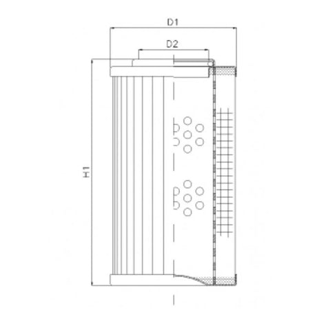 D113G03A hydraulic filter element