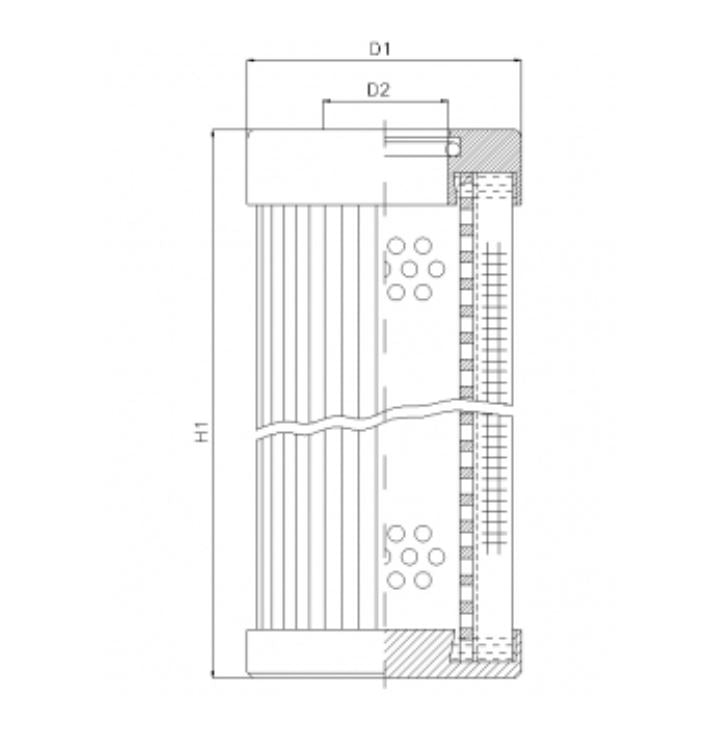 D113G03B hydraulic filter element