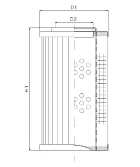 D122T60A hydraulic filter element