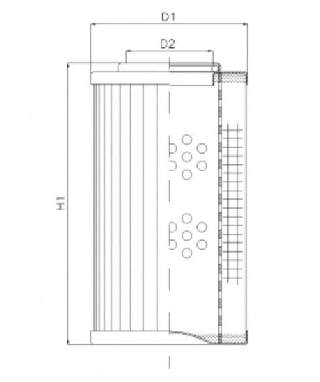 D122T60A hydraulic filter element