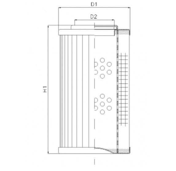 D123T60A hydraulic filter element
