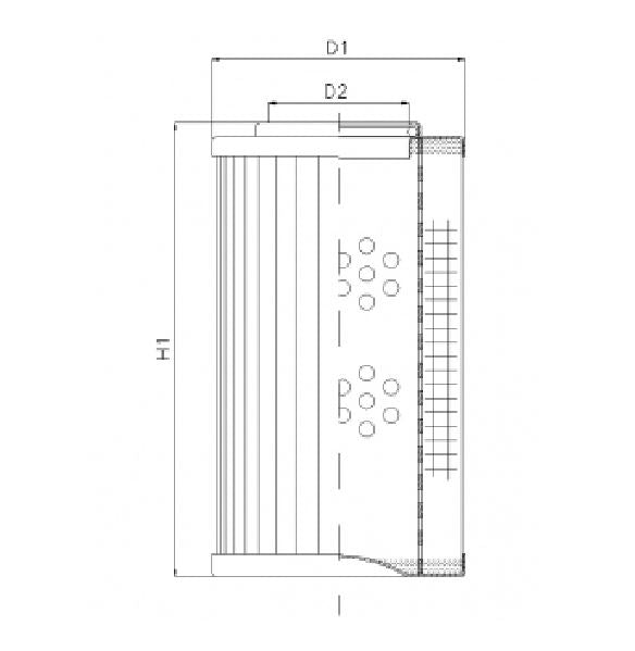 D126G10A hydraulic filter element