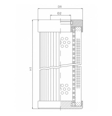 D130G03BV hydraulic filter element