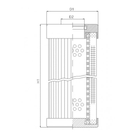 D132G06B hydraulic filter element