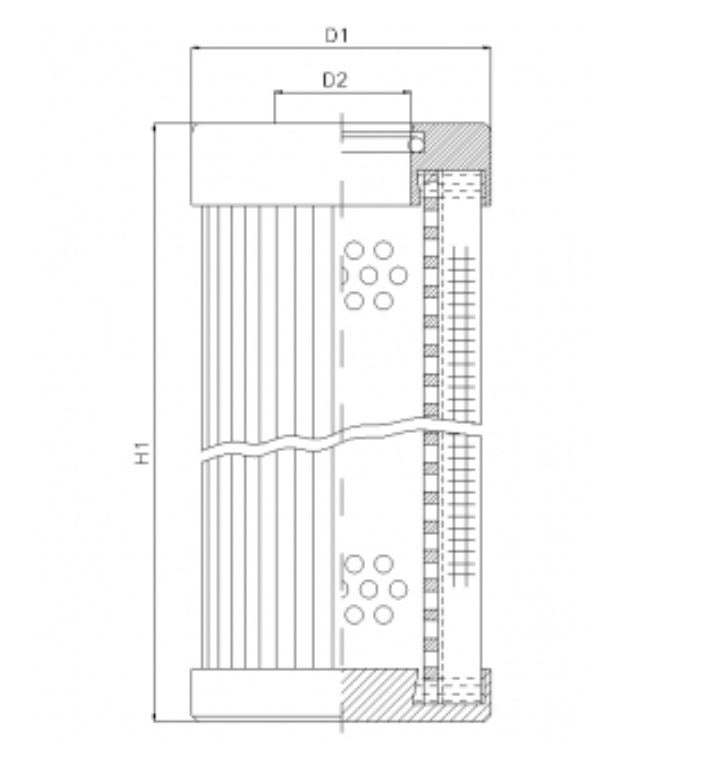 D133G25BV hydraulic filter element