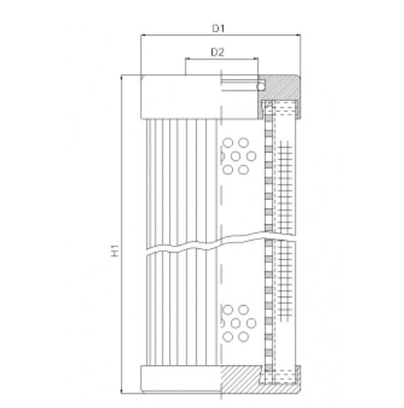 D133T10B hydraulic filter element