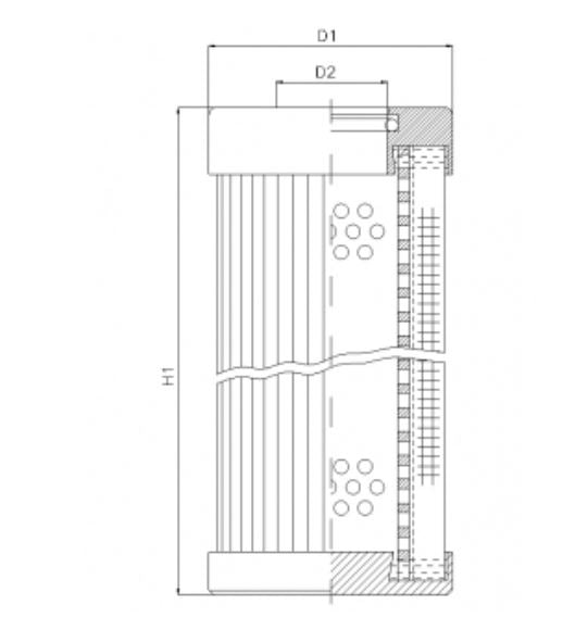 D133T25B hydraulic filter element