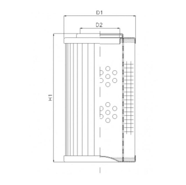 D133T60B hydraulic filter element